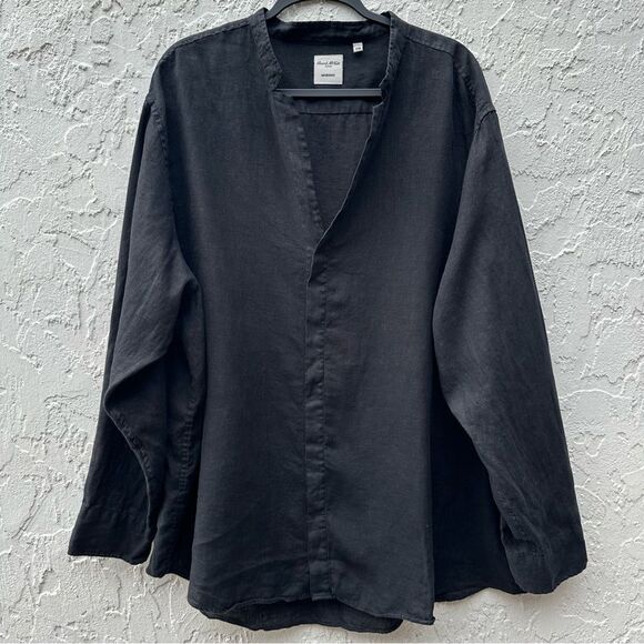 BAIRD MCNUTT Murano Linen Shirt Men 3XB Long Sleeve Button Down Casual Resort - Picture 1 of 6